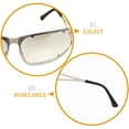 thumbnail image 3 of UPGRATOR Gafas De Sol Exteriores Con Marco Plateado Para Uso Cómodo Y Protección Solar, 3 of 8