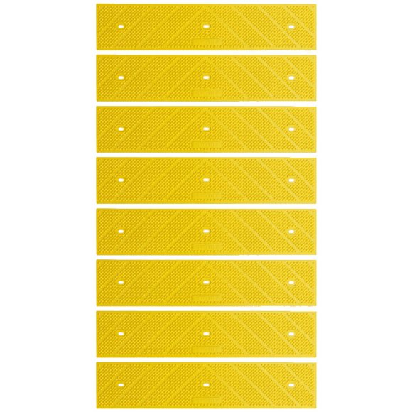 GripStrip Anti slip treads 15" x 3.25" Yellow 8 pack