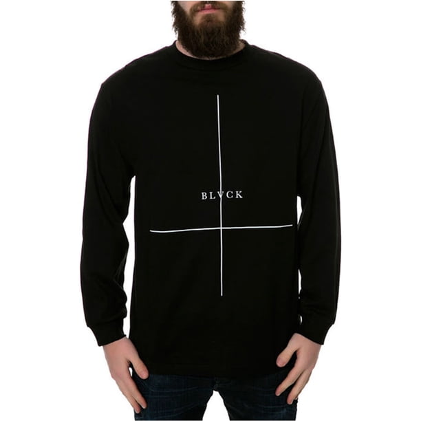 Camiseta gráfica The Crossed LS Black Scale Hombre Negra Pequeña