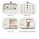 thumbnail image 2 of Estuche De Cuero Para Almacenamiento De Joyas Xtellar Blanco, 2 of 3
