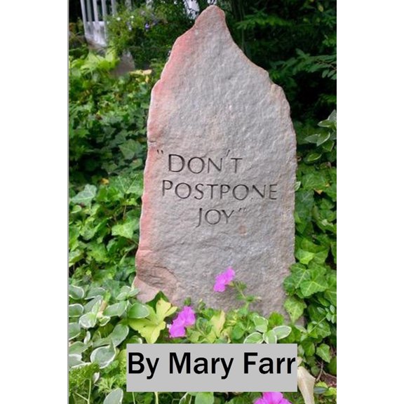 Don't Postpone Joy, (Paperback)