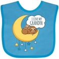 thumbnail image 3 of Inktastic I Love My Grandpa Boys or Girls Baby Bib, 3 of 4