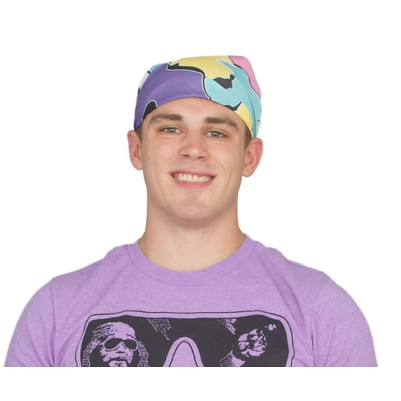 Costume Agent Unisex Professional Wrestler Bandana Halloween Cosplay Costume Accessory