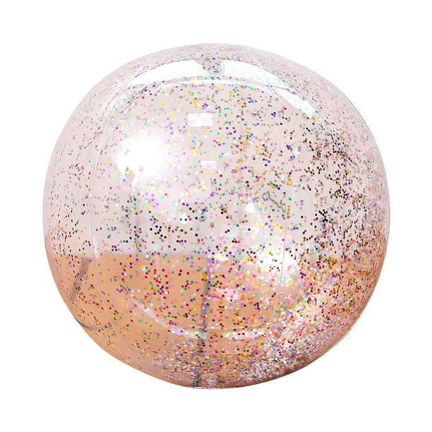 Leutsin Ballons de Plage Gonflables Boule de Piscine Décoration d'Été Jeux d'Eau Cadeaux 16 Pouces