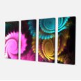 thumbnail image 2 of Color Swirl Fractal Abstract Background - Large Abstract Canvas Artwork, 2 of 3
