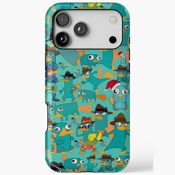 Perry The Platypus Phineas And Ferb Agent P Cartoon iPhone Case 17 through 11 Pro Max