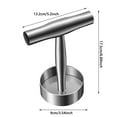 thumbnail image 3 of Stainless Steel Burger Patty Maker Non Stick Kitchen Tool For Homemade Hamburgers BBQ Grill Accessories, 3 of 9