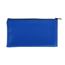 Zipper Bag - Royal Blue  - 11W x 6H - Expanded Vinyl - Money Pouch