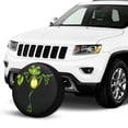 thumbnail image 2 of KAKALAD Little Frog On Branch Tree In Rainforest Nature Spare Tire Cover Universal Vehicle Accessories Buckle Car Tools 14”in, 2 of 6