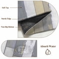 thumbnail image 6 of 3'x5' Area Rugs, Yellow Gray Indoor Outdoor Area Rug for Living Room Bedroom, Rustic Vintage Shabby Mottled Wood Grain Washable Bathroom Rugs Kitchen Floor Carpet Mats Home Decor Aesthetic, 6 of 8