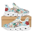 thumbnail image 1 of Zapatos casuales con estampado de enfermera quirúrgica de dibujos animados para mujer, zapatillas de malla transpirables de verano para mujer, zapatos ligeros con cordones, 1 of 6