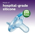 thumbnail image 2 of Philips Avent Soothie Pacifier 0-3m, blue/blue, 4 pack, SCF190/43, 2 of 2