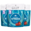 OLLY Goodbye Stress Gummy 3-Pack, GABA, L-Theanine, Lemon Balm, Chamomile, Berry, 10 Ct Ea