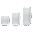 thumbnail image 4 of Wralwayslx Flameless LED Pillar Candles Rechargeable Flicker with Remote Control Max 1500 Hours, 4 of 7
