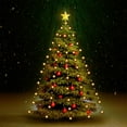 thumbnail image 5 of vidaXL Christmas Tree Net Lights with 210 LEDs Warm White 82.7", 5 of 6