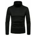 thumbnail image 1 of DuAnyozu Men Warm Sweater High Collar Skivvy Turtle Neck Shirt Blouse, 1 of 4