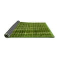 thumbnail image 2 of Ahgly Company Indoor Rectangle Abstract Green Modern Area Rugs, 2' x 5', 2 of 4