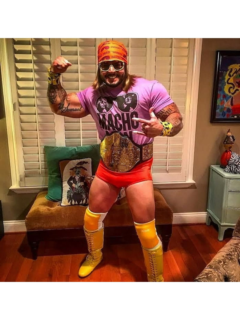 Macho Man Randy Savage Colored Costume Glasses Bandana Black