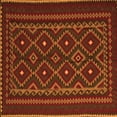 thumbnail image 1 of Ahgly Company Indoor Square Southwestern Orange Country Area Rugs, 3' Square, 1 of 1