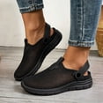 thumbnail image 3 of Rokment Mesh Orthopedic Walking Clogs Mules Shoes with Back Strap for Women Men Lightweight Breathable Athletic Arch Support Memory Foam Plantar Fasciitis Slides Sandals Black Size 8.5, 3 of 5