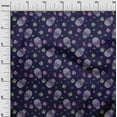 thumbnail image 3 of oneOone Cotton Poplin Navy Blue Fabric Skull Diy Clothing Quilting Fabric Print Fabric By Yard 56 Inch Wide, 3 of 5