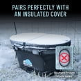 thumbnail image 4 of 150 Gallon Oval Stock Tank Insulated 5mm Neoprene Slip Sleeve Ice Water Therapy Ice Bath Cold Water Cover 150 Gallon Oval Stock Tank Waterproof Tough Keeps Insulated, 4 of 5