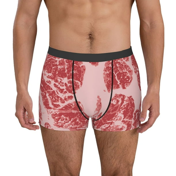 Fotbe Red Meat Calzoncillos Tipo Boxer con Bolsa de Soporte Total para Hombre, X-Temp Fresco, Transpirable y de Secado Rápido-Medium