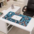 thumbnail image 3 of Long Mouse Pads for Desk,Blue Ethnic Paisley Pattern Desk Mats on Top Of Desks, Desk Mouse Pad Extra Large with 3mm Non-Slip Base and Stitched Edge for Gaming,Office,Work,Home 31.5"x15.7", 3 of 6