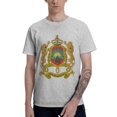 thumbnail image 1 of Camiseta del Reino de Marruecos para hombre, camiseta de moda, camiseta de manga corta de algodón, camiseta patriótica marroquí, camisetas urbanas., 1 of 8