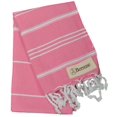 thumbnail image 1 of Bersuse Serviette à Main Turque 100 % Coton Anatolia - 23x43 Pouces, Rose, 1 of 2
