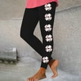 thumbnail image 3 of Leggings for Women Baseball Print Stretch Ankle Length Legging Bronze XXL, 3 of 3