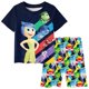 thumbnail image 2 of Camiseta de película "Inside Out" para niños, conjunto de 2 piezas, pantalones cortos de manga corta, chándales de verano de dibujos animados de Disney, 2 piezas, 2 of 5