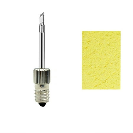 

USB Soldering Iron Head E10 Interface Battery Soldering Iron Soldering Iron Head Threaded Soldering Iron Head(Cutter)