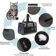 thumbnail image 3 of Transportín para gatos, transportador para mascotas aprobado por aerolínea para gatos medianos de 20 libras, transportador para perros pequeños y cachorros, transportador de bolsa para gatos de carga superior plegable con lados suaves para viajes y automóviles JM, 3 of 5