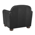 thumbnail image 6 of New Pacific Direct Grandora Top Grain Leather Accent Arm Chair in Stolm Black, 6 of 10