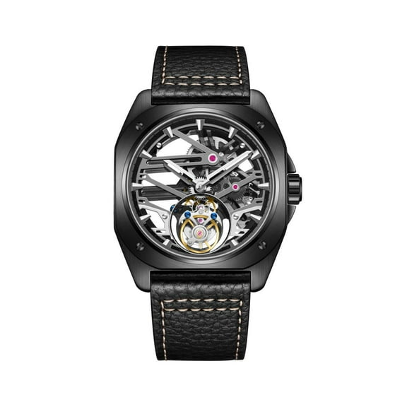 AESOP 2025 New 7067 Luxury Tourbillon Skeleton Mechanical Luxury Watches Waterproof Watch For Men Movement Sapphire Square Case