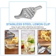 thumbnail image 2 of Shisuyan 2Pcs Manual Fruit Juicer Stainless Steel Lemon Clip Handheld Fruit Juicer, 2 of 8