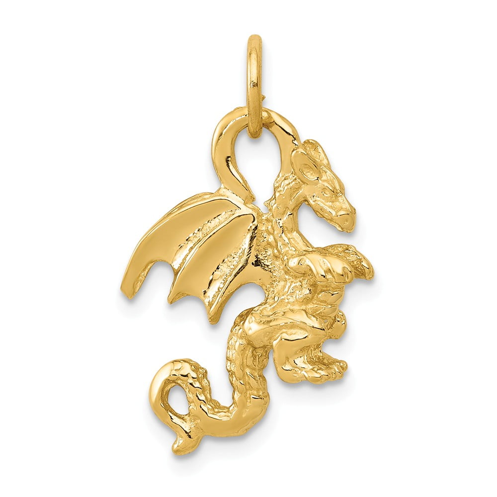 9ct gold sale dragon pendant