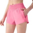 thumbnail image 4 of yillto Women Athletic Shorts Quick Dry Loose Running Shorts with Pockets High Elastic Waist Sport Shorts, 4 of 7
