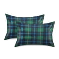 thumbnail image 2 of Iauyy 20x26in Silk-Smooth Satin Pillowcase, Gentle on Hair and Skin, Luxuriously Soft Pillowcase with Envelope Closure, Wrinkle Fade Blue-green Texture, 2 of 9