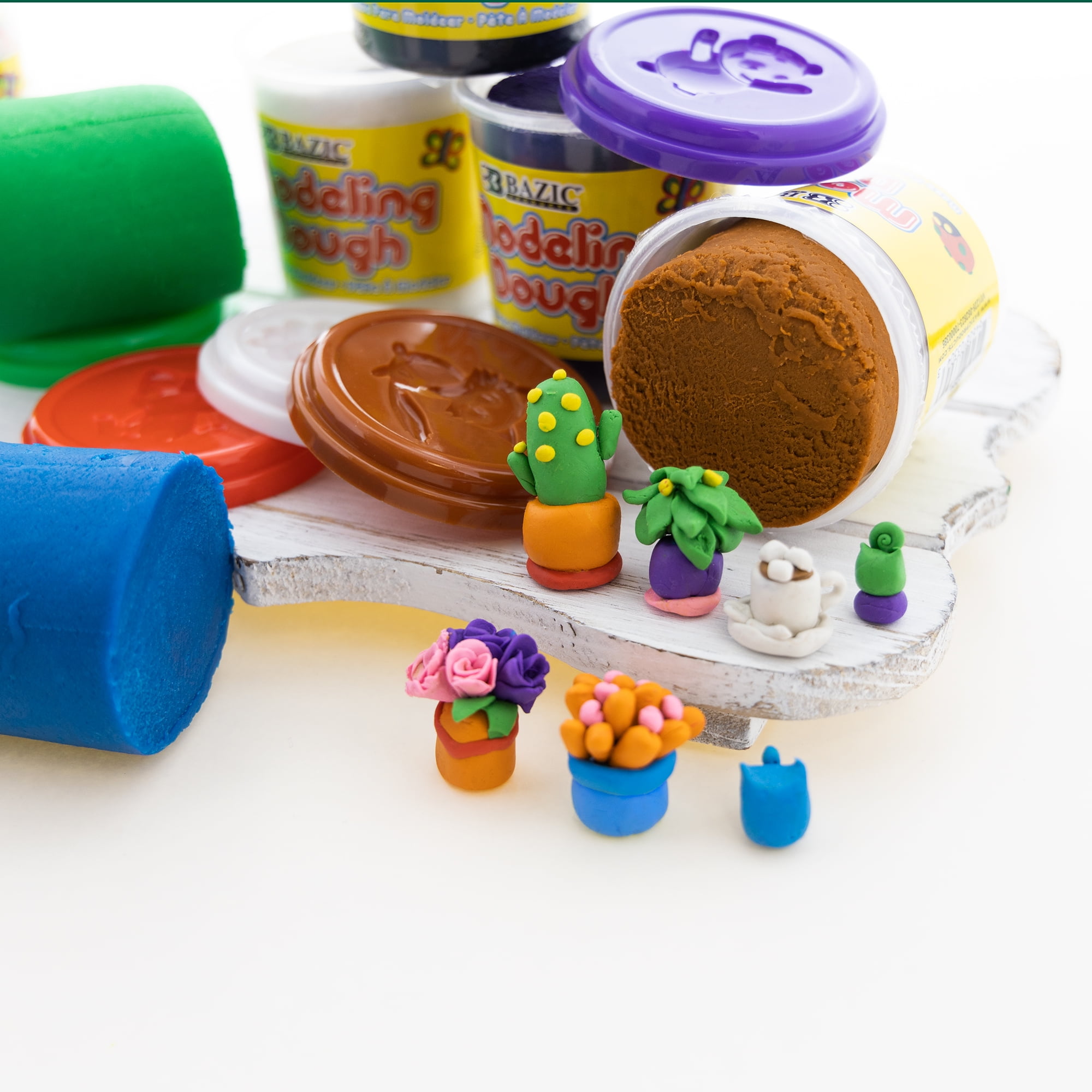 Bazic 3304 7.76 oz 8-Primary Color Modeling Dough