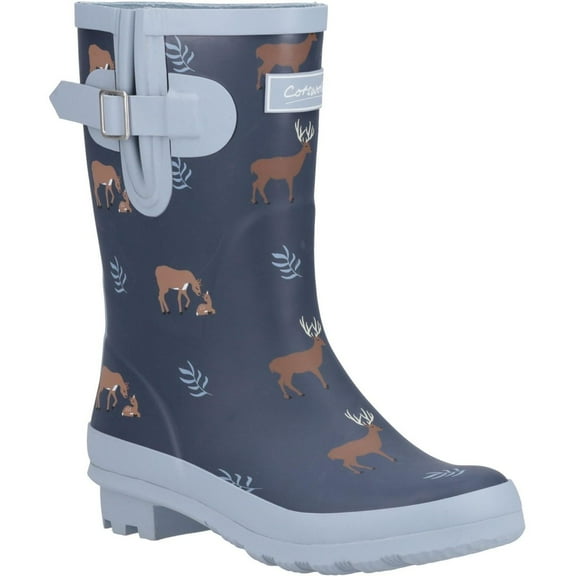 Cotswold Womens Woodland Deer Mid Cut Galoshes