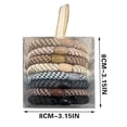 thumbnail image 3 of Diadema trenzada Diadema de goma de alta elasticidad Diadema con cinta de color, 3 of 8