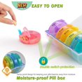 thumbnail image 3 of Pill Box 7 Day AM PM (3-Times-A-Day) Weekly Pill Box Case Travel Pill Organizer with Moisture-Proof Design for Purse and Pockets, 3 of 7
