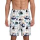thumbnail image 1 of Fotbe Cartoon Helicopters Pantalones Cortos de Pijama para Hombre, Ropa de Dormir, Pantalones de Pijama Cortos para Hombre-X-Large, 1 of 6