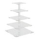 thumbnail image 2 of Moyic Soporte de acrílico blanco para cupcakes con luz LED para cumpleaños, barra de dulces, soporte Premium para cupcakes Kits de decoración para fiestas, 2 of 6