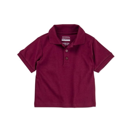 George Unisex Toddler School Uniform Short Sleeve Polo Shirt (Toddler Boys & Toddler Girls)