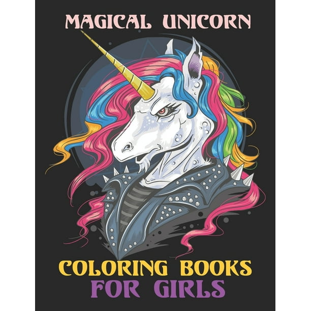 magical unicorn coloring books for girls  a book of magical unicorn with a  list of further possibilities