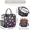 thumbnail image 5 of Pioneer Flower Floral Print Pattern Womens Lunch Box for Work,Insulated Large Lunch Bag,Leakproof Adult Lunch Bag for Work,Beach,Travel,Picnic,Camping, 5 of 6