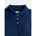 thumbnail image 2 of Wonder Nation Girls School Uniform Pique Polo Dress with Short Sleeves, Size 4-18, 2 of 3